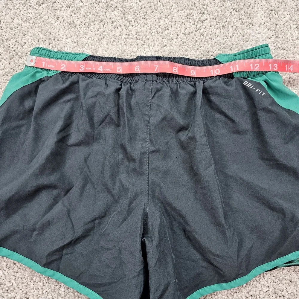 Nike Tempo Gray Teal Shorts with built In Spandex Size‎ Small